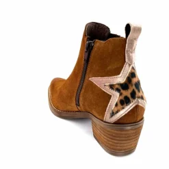 Rock|Santiags<MKD Santiags Gael Daim Camel Marron