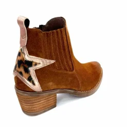 Rock|Santiags<MKD Santiags Gael Daim Camel Marron