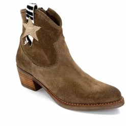 Rock|Santiags<MKD Santiags Geo Daim Taupe