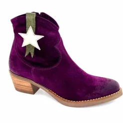 Rock|Santiags<MKD Santiags Geo Daim Violet Fushia