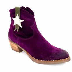 Rock|Santiags<MKD Santiags Geo Daim Violet Fushia